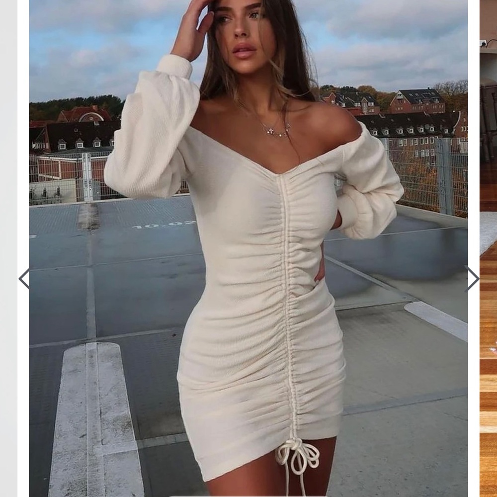 RUCHED DRESS
